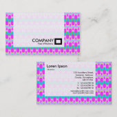 Panel - farbenfrohe geometrische Darstellung Visitenkarte (Vorne/Hinten)