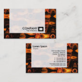 Panel: Fraktal Flammen Visitenkarte (Vorne/Hinten)