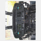 PANEL FÜR BLACKHAWK-INSTRUMENT FLEECEDECKE (Vorderseite)