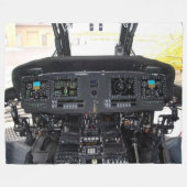 PANEL FÜR BLACKHAWK-INSTRUMENT FLEECEDECKE (Vorderseite (Horizontal))