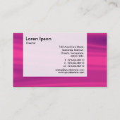 Panel - Galaktisches Rosa Visitenkarte (Rückseite)