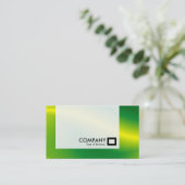 Panel - Grüne Welle Visitenkarte (Stehend Vorderseite)