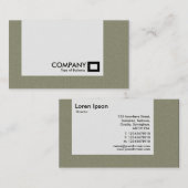 Panel - Grüner Stein Visitenkarte (Vorne/Hinten)