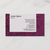 Panel - Holzteppich 02 Visitenkarte (Rückseite)