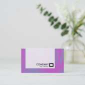 Panel - Magenta und Blau Visitenkarte (Stehend Vorderseite)