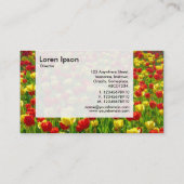 Panel - Meer der Tulipen Visitenkarte (Rückseite)