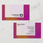 Panel: Orange und Magenta Visitenkarte (Vorne/Hinten)