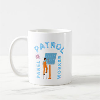 Panel Patrol Arbeiter Kaffeetasse