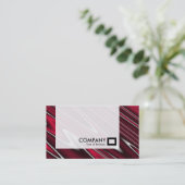 Panel - Rote Flecken Visitenkarte (Stehend Vorderseite)