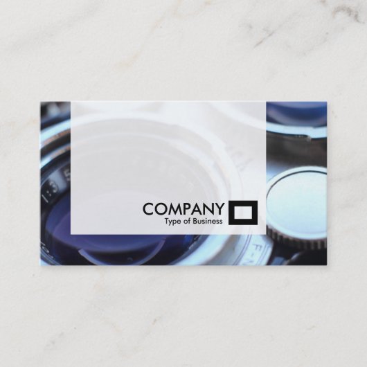 Panel - Vintage TLR-Kamera Visitenkarte (Vorderseite)