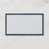 Panels 02 - Alte blaue Jeans Visitenkarte (Rückseite)