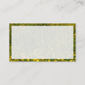 Panels 02 - Bett aus gelben Milchsorten Visitenkarte (Rückseite)