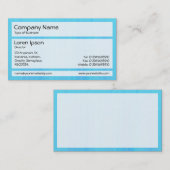 Panels 02 - Blau gestrichen Visitenkarte (Vorne/Hinten)