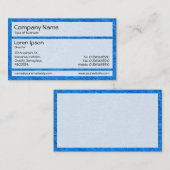 Panels 02 - Blauer Teppich Visitenkarte (Vorne/Hinten)