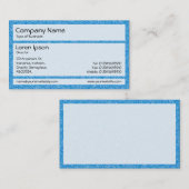 Panels 02 - Blue Stipple Visitenkarte (Vorne/Hinten)