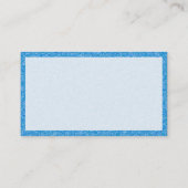 Panels 02 - Blue Stipple Visitenkarte (Rückseite)