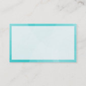 Panels 02 - Cyan Curves Visitenkarte (Rückseite)