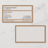 Panels 02 - Faltschachtel Visitenkarte (Vorne/Hinten)