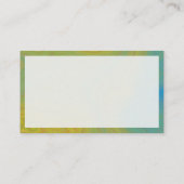 Panels 02 - farbenfroher Marmor Visitenkarte (Rückseite)