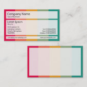 Panels 02 - Farbfelder 01 Visitenkarte (Vorne/Hinten)