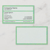 Panels 02 - Gelbe, grüne und blaue Stipple Visitenkarte (Vorne/Hinten)