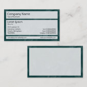 Panels 02 - Grün gebürstet Visitenkarte (Vorne/Hinten)