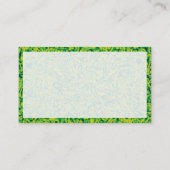 Panels 02 - Grüner Impressionismus Visitenkarte (Rückseite)