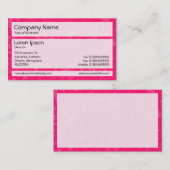 Panels 02 - Himbeere Sauce Visitenkarte (Vorne/Hinten)