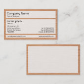 Panels 02 - Holz 06 Visitenkarte (Vorne/Hinten)