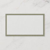 Panels 02 - Khaki Pulver Visitenkarte (Rückseite)