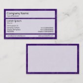 Panels 02 - Lila gebürstet Visitenkarte (Vorne/Hinten)