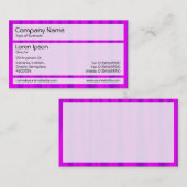 Panels 02 - Lila Satin Visitenkarte (Vorne/Hinten)