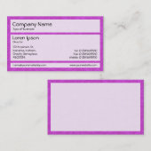 Panels 02 - Magenta Stipple Visitenkarte (Vorne/Hinten)