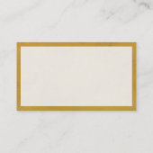 Panels 02 - Ochre Paint Visitenkarte (Rückseite)