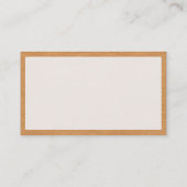 Panels - 02 Papiergelb orange Visitenkarte (Rückseite)