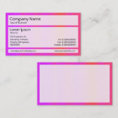 Panels 02 - Rosa Haze Visitenkarte (Vorne/Hinten)