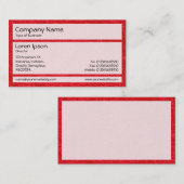 Panels 02 - roter Teppich Visitenkarte (Vorne/Hinten)