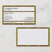 Panels - Abstrakt Geometrie 02 Visitenkarte (Vorne/Hinten)