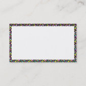 Panels - Abstrakte Plätze Visitenkarte (Rückseite)