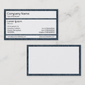 Panels - Alte blaue Jeans Visitenkarte (Vorne/Hinten)