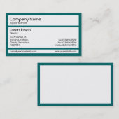 Panels - Aquamarin Visitenkarte (Vorne/Hinten)