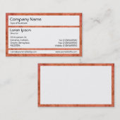 Panels - Aufdruck von Pflanze Visitenkarte (Vorne/Hinten)