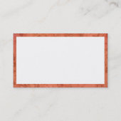 Panels - Aufdruck von Pflanze Visitenkarte (Rückseite)