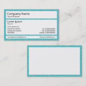 Panels - Blau und Grün Visitenkarte (Vorne/Hinten)