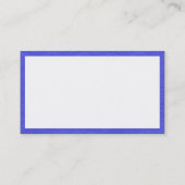 Panels - blaues Papier Visitenkarte (Rückseite)