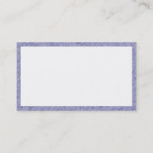 Panels - Blue Gray Stucco Visitenkarte (Rückseite)