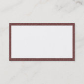 Panels - braune Kunststoffstühle Visitenkarte (Rückseite)