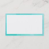 Panels - Cyan Curves Visitenkarte (Rückseite)