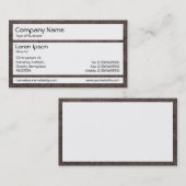 Panels - Dunkle Erde Visitenkarte (Vorne/Hinten)