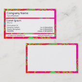 Panels - Farbige Abstrakte Schaltung Visitenkarte (Vorne/Hinten)